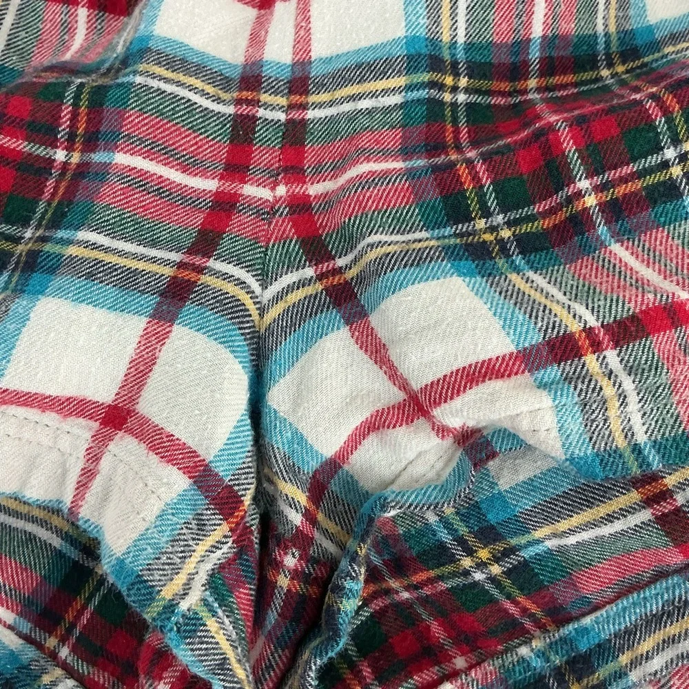 American Eagle Plaid Flannel Pajama Set